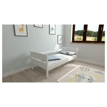 Postel Dětská postel Tina - BÍLÁ 160 x 80 cm + rošt ZDARMA