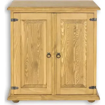 Ložnice Drewmax KD711 dřevěná komoda masiv borovice rustikal (Voskovaná borovicová komoda)