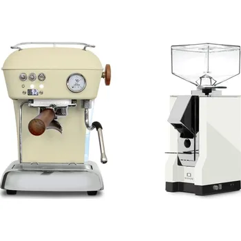 Kávovar Ascaso Dream PID, Sweet Cream + Eureka Mignon Silenzio, CR white