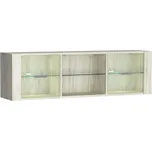 Závěsná vitrína SWED S21, jasan bílý + vyzvednutí ZDARMA