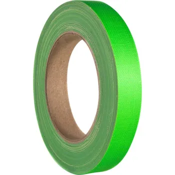 Lepicí páska Adam Hall Gaffer Tapes Neon Green 19mm x 25m