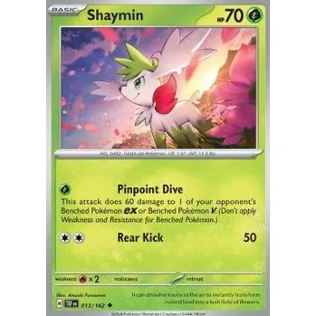 Sběratelská karetní hra Pokémon TEF 013/162 Shaymin - Temporal Forces Stav: Near Mint, Verze: REVERSE HOLO