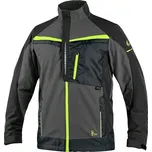 CANIS CXS NAOS blůza pánská šedá/černá HV žluté doplňky - 54