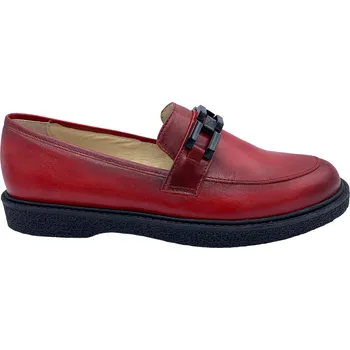 Dámské kozačky Dámská kožená mokasína Barton 2438 červená Velikost: 42 (EU)