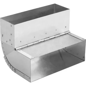 Karl - Nastavitelné koleno 45°-90°, kanál, 200 x 90 mm