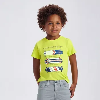 Chlapecká mikina Chlapecké triko krátký rukáv Mayoral 3044-73 Skate Lemon velikost 110