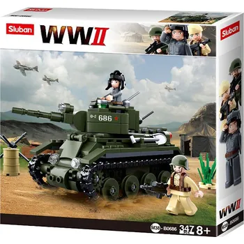 Stavebnice Sluban Stavebnice WW2 M38-B0686 Sovětský tank BT7