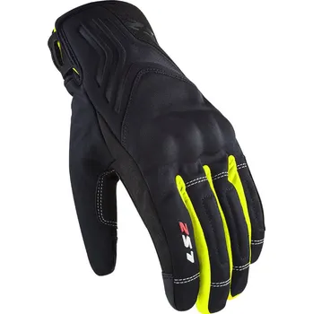 Rukavice LS2 JET 2 MAN GLOVES BLACK H-V YELLOW - M