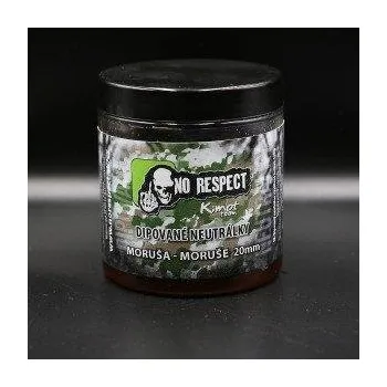 Boilies No Respect Dipované neutrálky 24mm 120gr Moruše