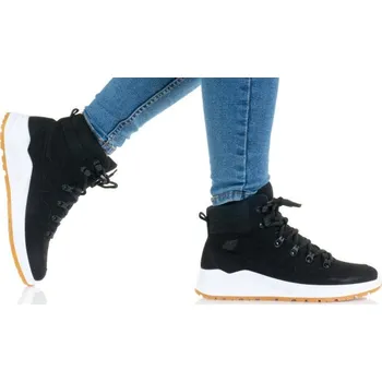 Dámská obuv Dámská sportovní kotníková obuv W H4L21-OBDH252 Černá s bílou - 4F černo - bílá 37