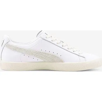 Pánská obuv Kožené tenisky Puma Clyde Base, 44.5, bílá, 00X