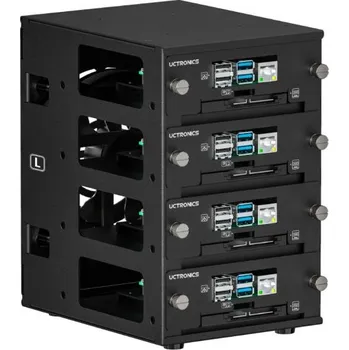 Stolní počítač Uctronics Desktop Cluster Enclosure pro Raspberry Pi
