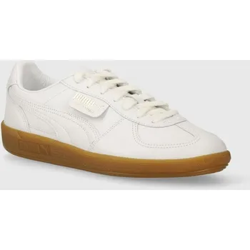 Pánská obuv Kožené tenisky Puma Palermo Premium, 44.5, bílá, 00X