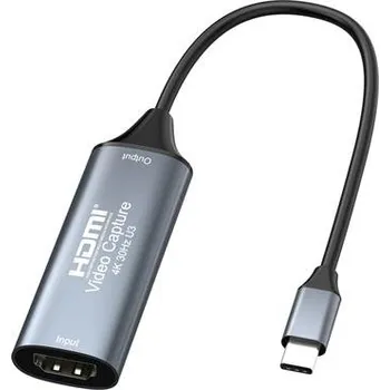 Počítačové příslušenství PremiumCord HDMI capture/grabber pro záznam Video/Audio signálu do počítače s konektorem USB3.2 typ C
