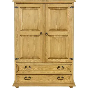 Ložnice Drewmax KD704 dřevěná komoda masiv borovice rustikal (KD704 komoda SIMPLE)