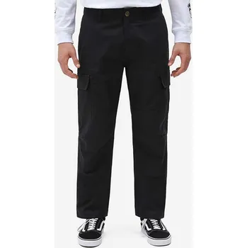 Pánské kalhoty Bavlněné kalhoty Dickies černá barva, ve střihu cargo, DK0A4XDUBLK-BLACK, 32, 99X