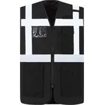 Korntex Wismar Multifunkční reflexní pracovní vesta KX165 Black L