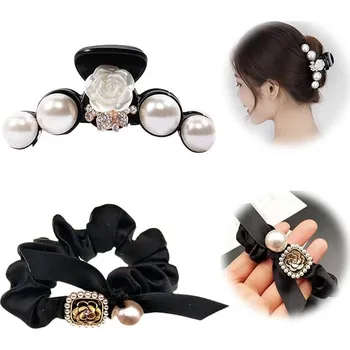 Sponka s gumičkou do vlasů