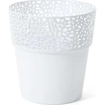 Obal na květináč Nohel Garden Obal na květník ROSA plastový d13x14cm