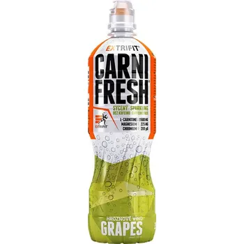 Spalovač tuku Extrifit Carnifresh Sparkling Caffeine free 850 ml grapes