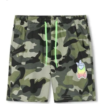 DÍVČÍ MASKÁČOVÉ KRAŤASY NA LÉTO Barva: Tmavý maskáč, Velikost: 152