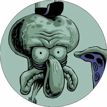 Jedlá dekorace na dort Jedlý papír Spongebob Sépiák 19,5 cm