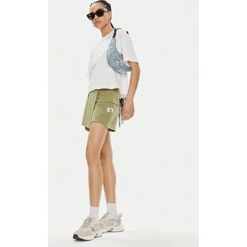 Calvin Klein Jeans Šortky z materiálu J20J223461 Zelená Regular Fit M