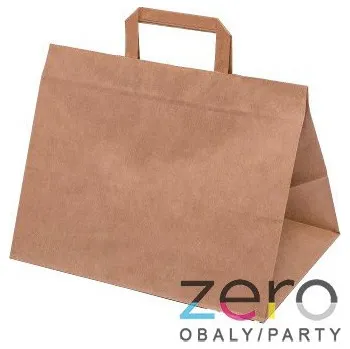 Nákupní taška Taška papírová TSC.01 (32 x 22 x 25 cm) - přírodní (catering)