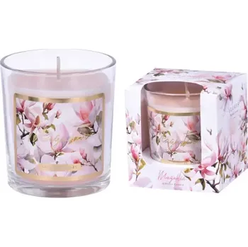 Svíčka Svíčka ve skle FLORES Magnolia vonná 180g