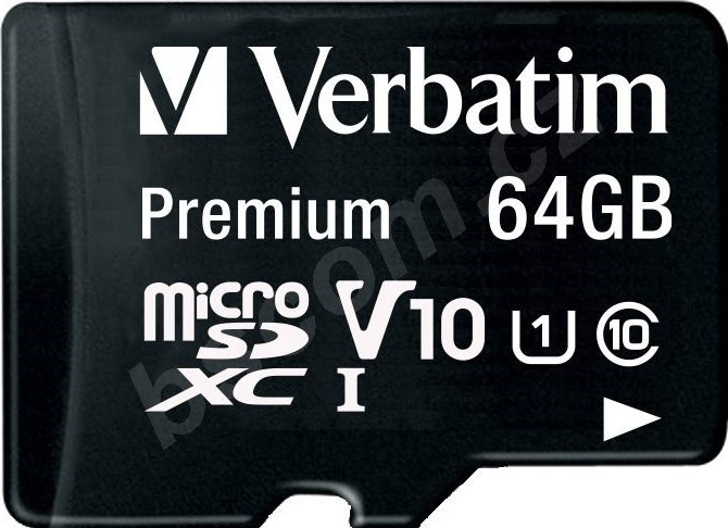 Verbatim microSDXC 64 GB Class 10 UHS-I U1 + SD adaptér (44084) od 164 ...