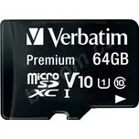 Verbatim microSDXC 64 GB Class 10 UHS-I…