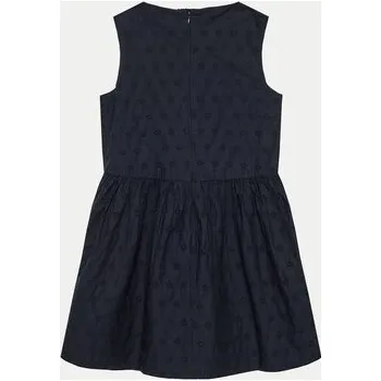 Dámské šaty Tommy Hilfiger Letní šaty Anglaise KG0KG07931 D Tmavomodrá Regular Fit 8Y