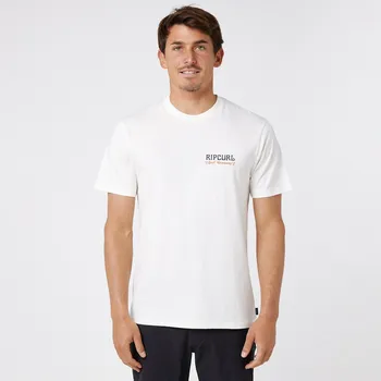 Pánské Tričko s krátkým rukávem RIP CURL F&B TEE 048MTE_3021 – Béžová L