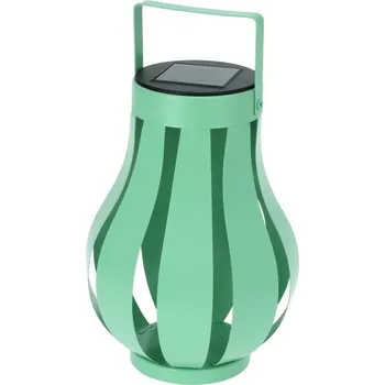 Venkovní osvětlení PROGARDEN Solární lucerna LED 19 cm zelená KO-AF5000800zele