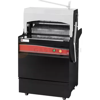 Barová židle Kráječ pečiva volně stojící, černý, tloušťka krajíce: 13 mm, 500 ks/h, 650x720x1100 mm | RESTO QUALITY, ED13 BLACK