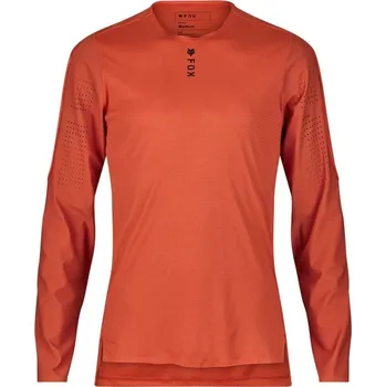 Cyklistické kalhoty Pánské cyklistické triko Fox Flexair Pro Ls Jersey Atomic Orange