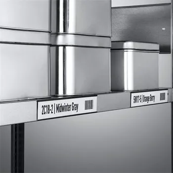 Držák štítků, černá, 40 mm, magnetický, C-Profile, 50 ks, DURABLE