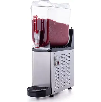 Barová židle Granitor na sorbety, slush shake, granity, ledové nápoje, inox, 12 l, 195x530x770 mm | RESTO QUALITY, SLUSH12.I