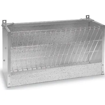 Jesle na seno pro ovce - na stěnu - 1 M - se zadním panelem