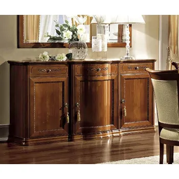 Organizace kuchyně Klasický příborník Ricardo 188cm třídveřový ořech