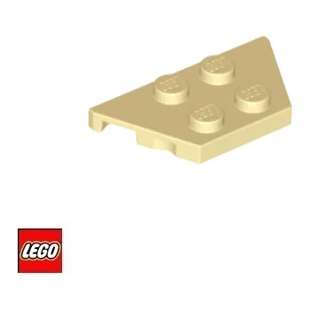 Stavebnice LEGO LEGO® Dílky LEGO Podložka Zkosená 2x4 / 51739 Barva: Béžová 51739