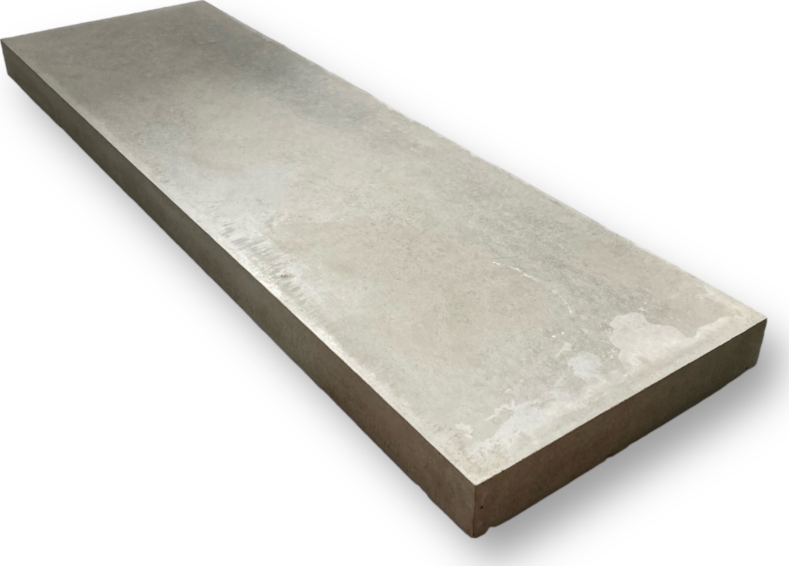 Betonová stříška na zídky a plotové dílce – rovná, hladká (100 × 60 × 5 cm) Barva: Přírodní