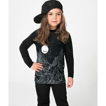 Dětské termotričko Drexiss dlouhý rukáv Diamond beach black velikost 128-134