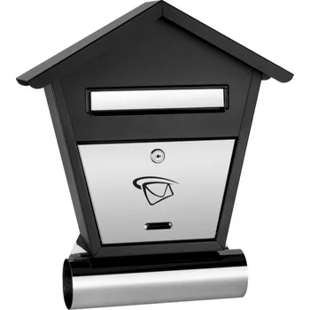 Poštovní schránka Poštovní schránka domeček LUX4 - černo-bílá
