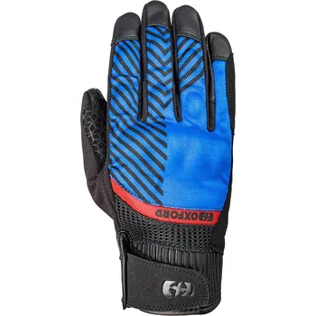 Moto rukavice Rukavice bryon, oxford (modrá/červená, vel. s)