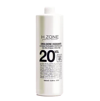 Barva na vlasy H.zone Professional OXY 6% 1000 ml - Krémová oxidační emulze - H.ZONE