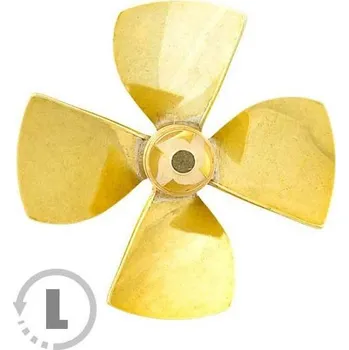 RC náhradní díl Raboesch Raboesch lodní šroub tř.149 55mm M4 4-listý levý AS_KR-rb149-66