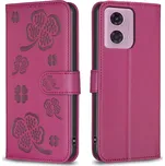 Pouzdro TVC "Listy" pro Motorola Moto G34 Barva: Červená