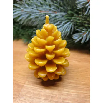 Svíčka Jindra Svíčka ze včelího vosku - šiška