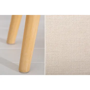 Stylová lavička Sandra 90cm krémová